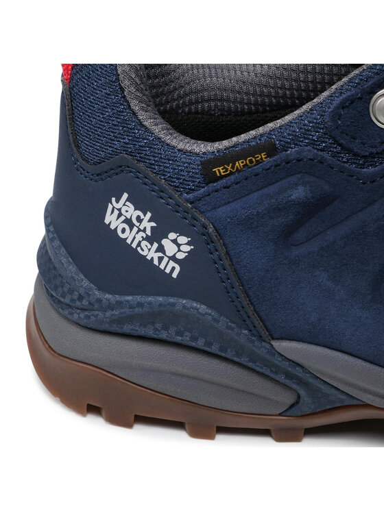Jack Wolfskin Jack Wolfskin Trekkingschuhe Refugio Texapore Low W 4050821 Dunkelblau