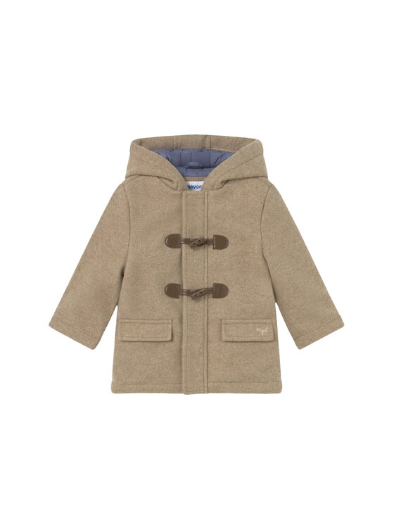 Mayoral Mayoral Зимно палто 2425 Бежов Regular Fit