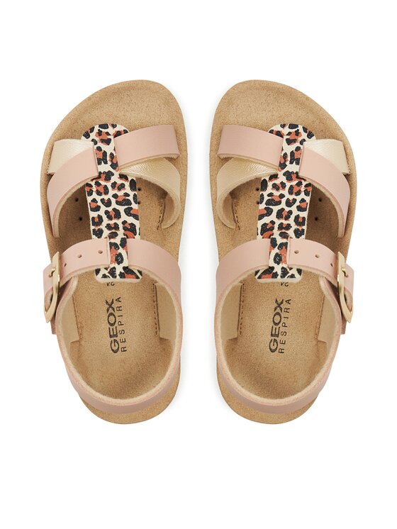 Geox Geox Sandały J Sandal Costarei Gi J45EAG 05404 C8J2U M Różowy