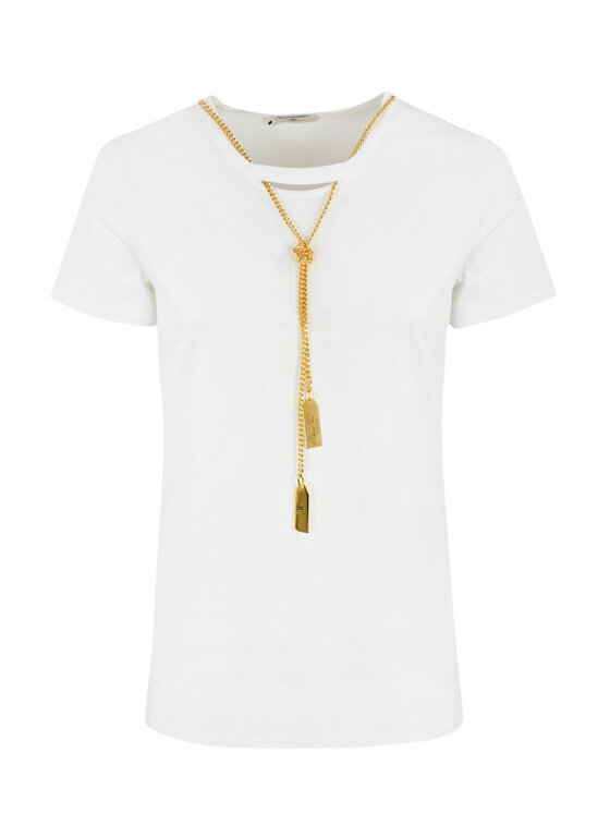 Elisabetta Franchi Elisabetta Franchi T-shirt 8053686105899 Bianco Regular Fit