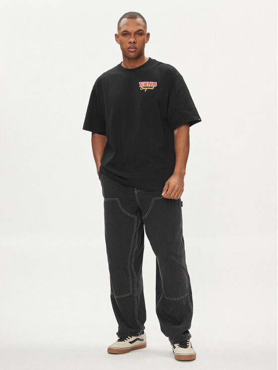Vans Vans T-Shirt Og Summer Loose Ss VN000JK4 Schwarz Regular Fit