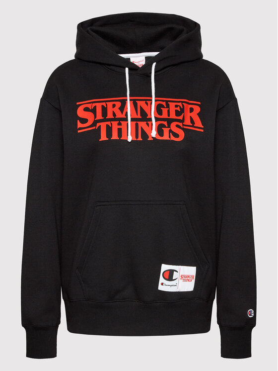 Champion Champion Суитшърт STRANGER THINGS Unisex 217780 Черен Regular Fit