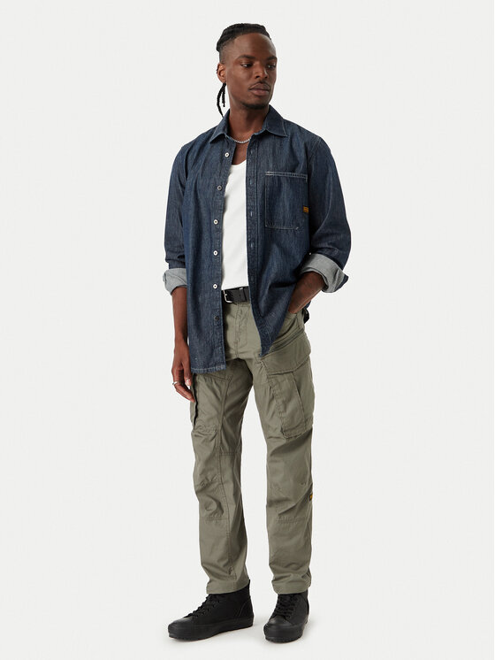 G-Star Raw G-Star Raw Текстилни панталони Rovic D02190-D387 Зелен Tapered Fit