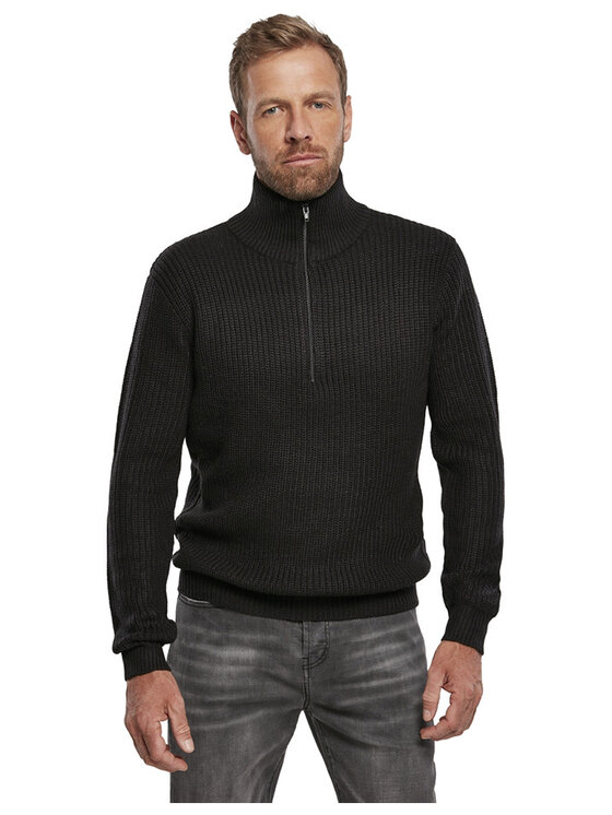 Brandit Brandit Sweter 5019.2 Czarny Regular Fit