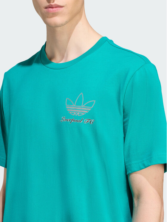 adidas adidas Koszulka techniczna 158313 Zielony Loose Fit