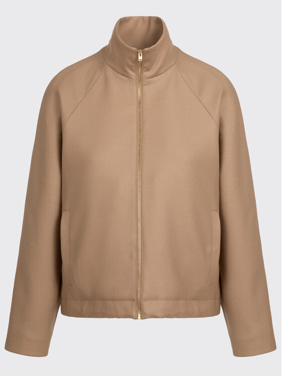 MARI PRETI MARI PRETI Bunda bomber Woolheaven Hnědá Regular Fit