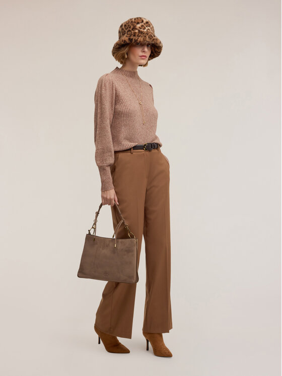 Motivi Motivi Cardigan M056W003737N013 Écru Regular Fit