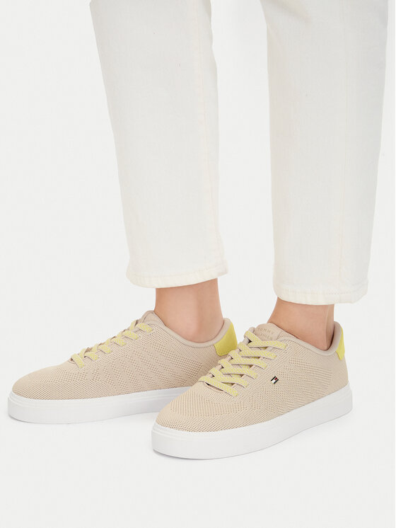 Tommy Hilfiger Superge Knit Cupsole FW0FW09289 Bež