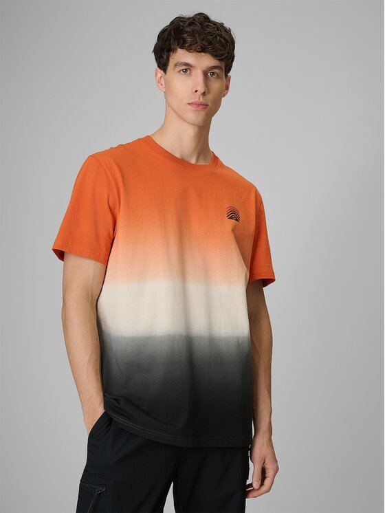 4F 4F T-shirt 4FRSS26TTSHM3815-70A Arancione Relaxed Fit
