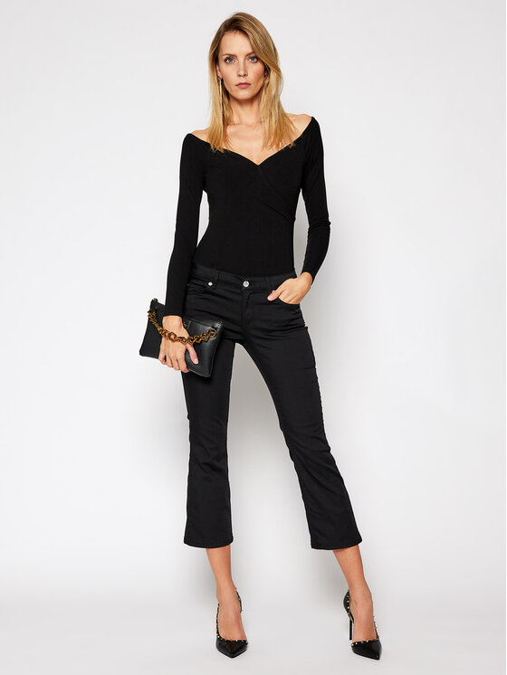 Blusa Sonay W1RP14 KAER2 Nero Slim Fit