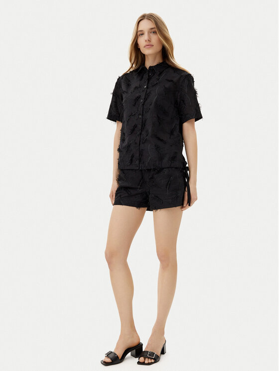 Silvian Heach Silvian Heach Košeľa Serema GPP25332CA Čierna Regular Fit