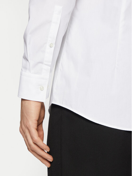 HUGO HUGO Srajca Koey 50534124 Bela Slim Fit