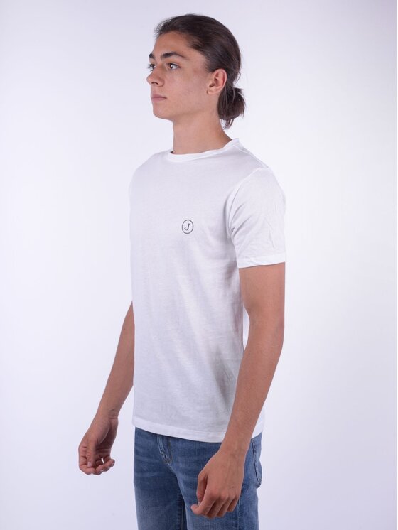 Jeckerson T shirt T SHIRT UOMO JECCKERSON IN COTONE Bianco Classic Fit Modivo