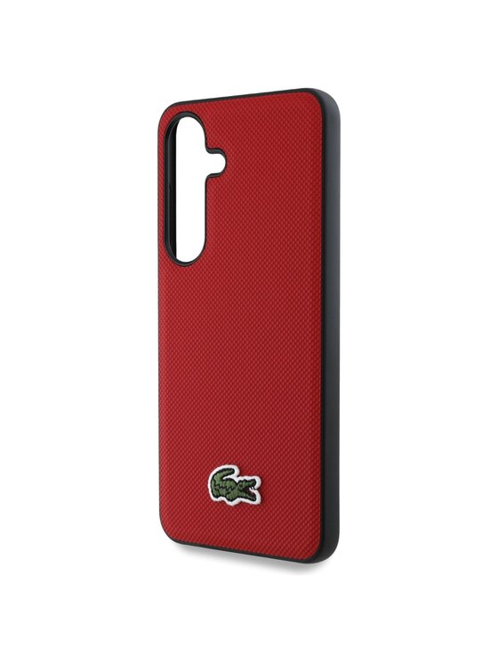 Lacoste Lacoste Etui na telefon Iconic Petit Pique Woven Logo Czerwony