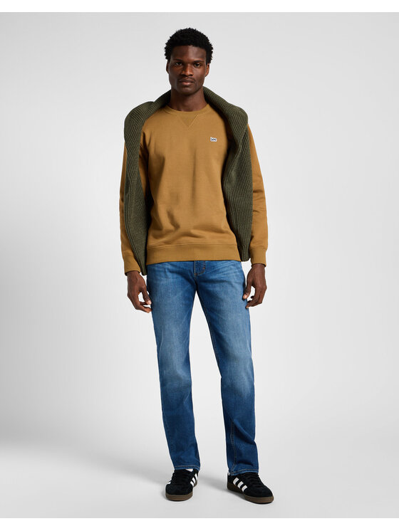 Lee Lee Jeansy X Straight Niebieski Regular Fit