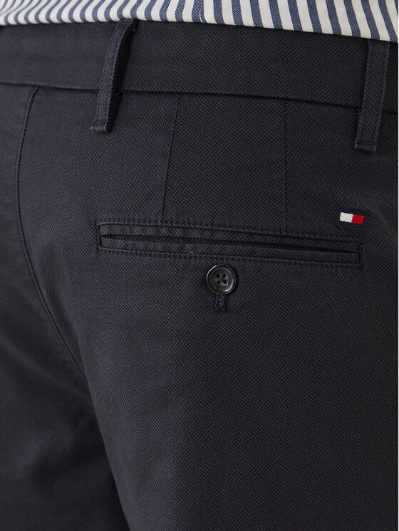 Tommy Hilfiger Tommy Hilfiger Chino-püksid Denton MW0MW41923 Tumesinine Straight Fit