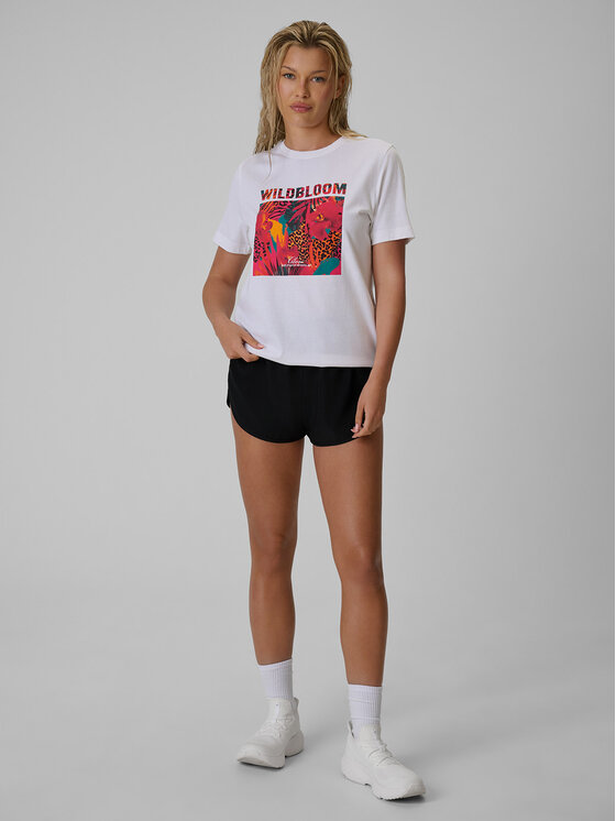 4F 4F T-Shirt FOB SUMMER Biały Regular Fit