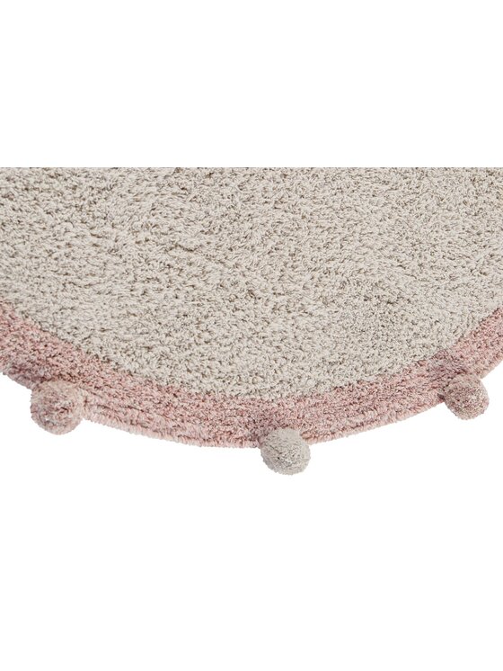 Lorena Canals Lorena Canals Dywan dziecięcy Dywan Bawełniany Bubbly Vintage Nude Ø120 cm Beżowy