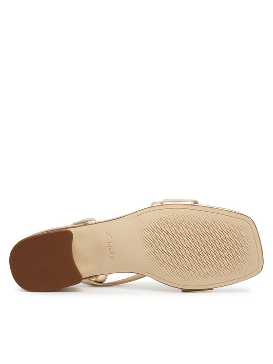Clarks Clarks Sandały Serina35 Strap 26186120 Złoty