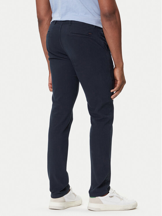 BOSS BOSS Chinosy 50548006 Granatowy Slim Fit