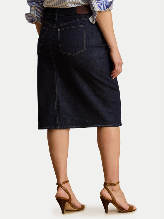 LAUREN RALPH LAUREN LAUREN RALPH LAUREN Suknja olovka 200P14644001 Tamnoplava Regular Fit