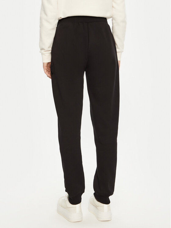 Calvin Klein Jeans Calvin Klein Jeans Παντελόνι φόρμας Raised J20J224841 Μαύρο Relaxed Fit