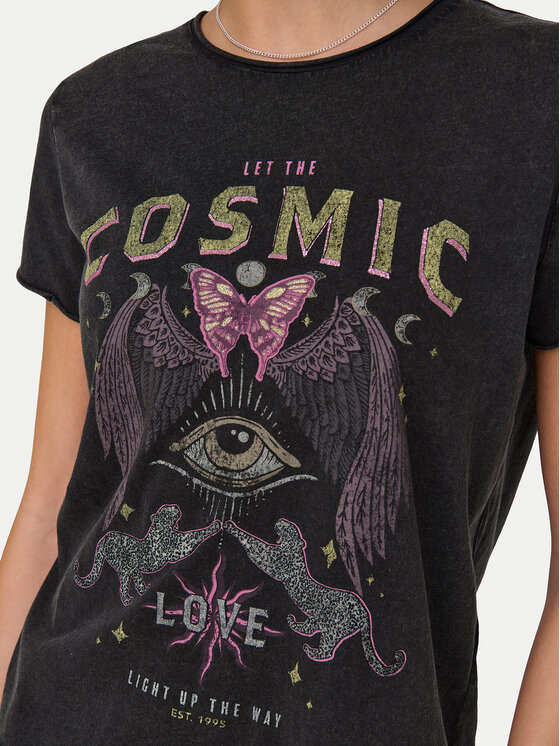 ONLY ONLY T-shirt Lucy 15336965 Crna Regular Fit
