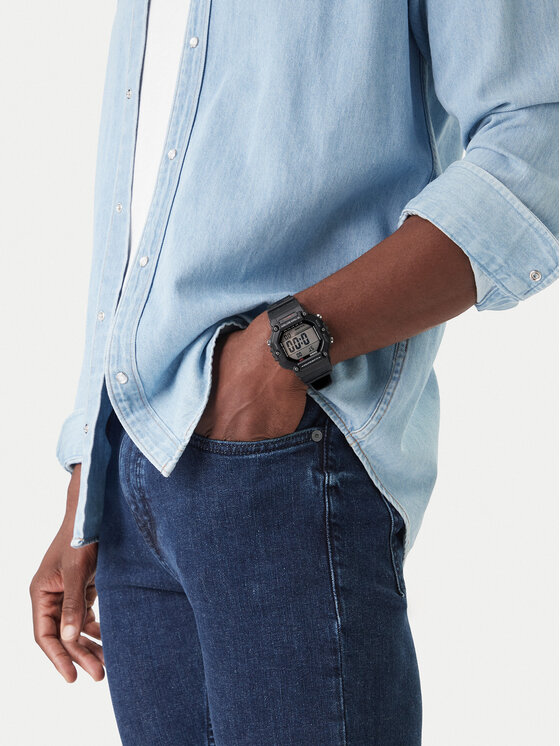 Casio Casio Zegarek AE-1600H-1AVEF Czarny
