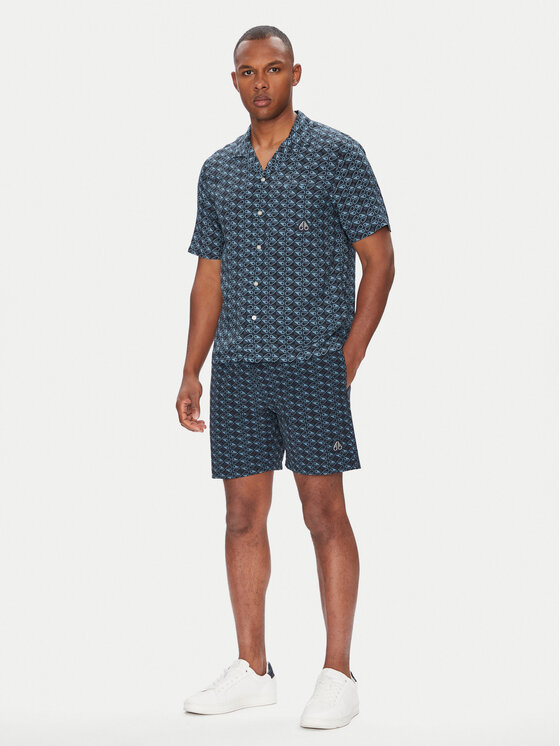 Moose Knuckles Moose Knuckles Úszónadrág Hide And Swim M15MR756H Sötétkék Regular Fit