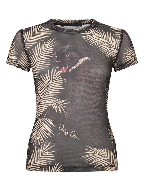 PHILIPP PLEIN PHILIPP PLEIN T-shirt 32159 Nero Skin Tight Fit