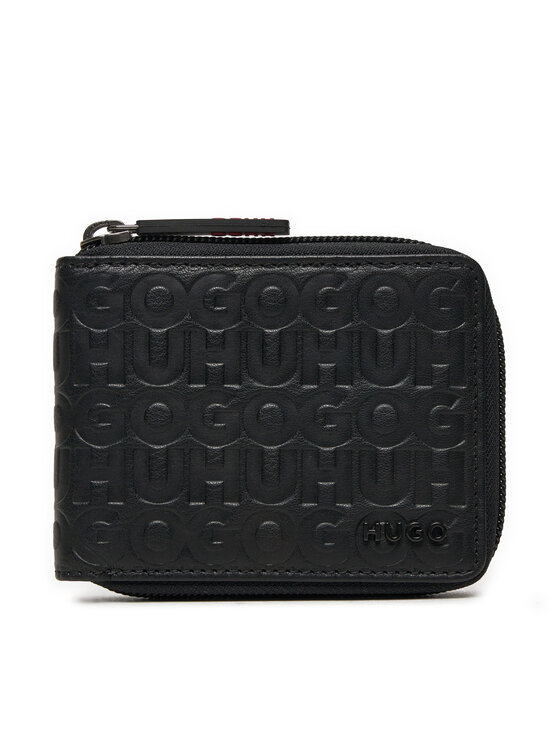 HUGO Hugo Portafoglio piccolo da uomo Ethon 50523734 Nero