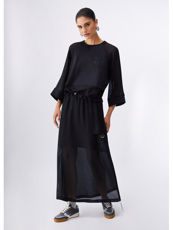 Liu Jo Liu Jo Bluza TA6281J385522222 Czarny Regular Fit