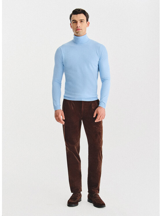 Pako Lorente Pako Lorente Sweter P25WB-2X-025 Niebieski Classic Fit