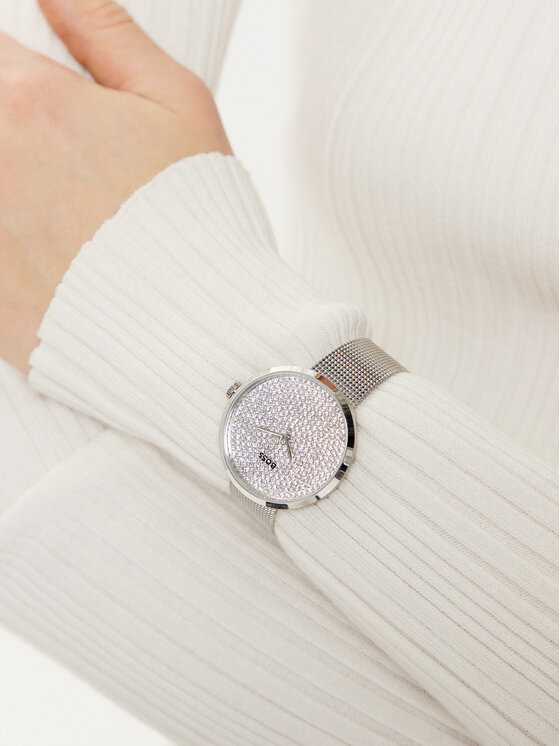 BOSS BOSS Pulkstenis Praise 1502657 Sudraba