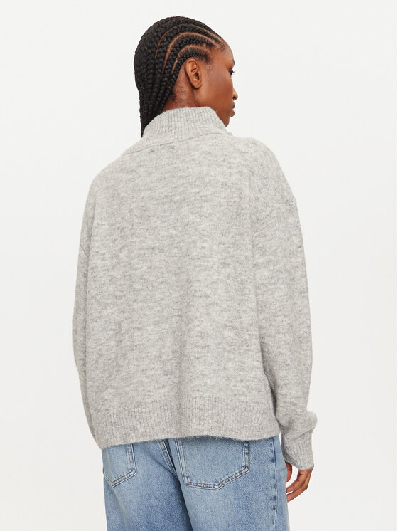 Calvin Klein Jeans Calvin Klein Jeans Pulover J20J224238 Siva Regular Fit