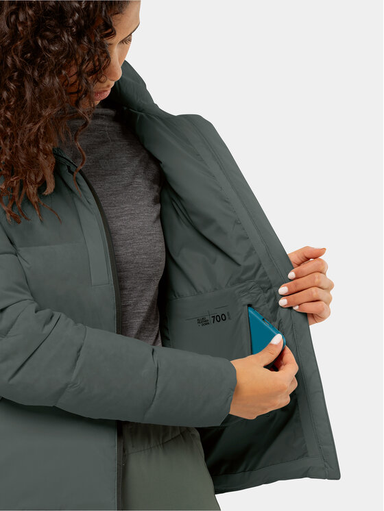 Jack Wolfskin Jack Wolfskin Зимова куртка Wandermood Down Jkt 1207321 Зелений Regular Fit