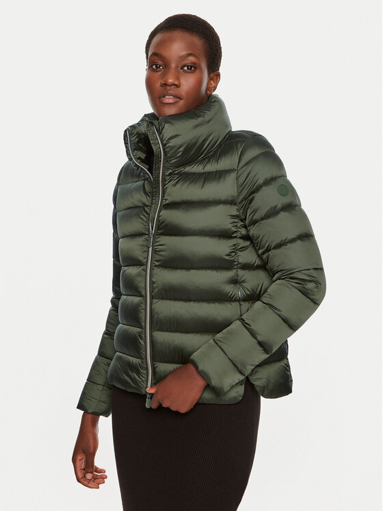 Save The Duck Geacă din puf D30520W IRIS19 Verde Regular Fit