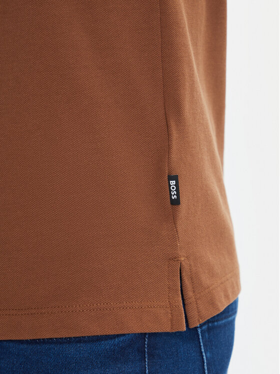 BOSS BOSS Polo marškinėliai Pallas 50468362 Smėlio Regular Fit
