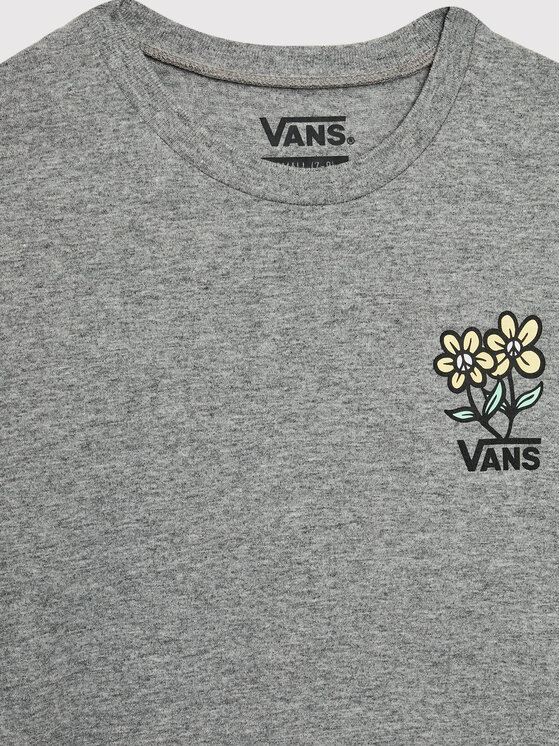 Vans T Shirt Ground Level Crew VN0A5LEP Grau Regular Fit Modivo