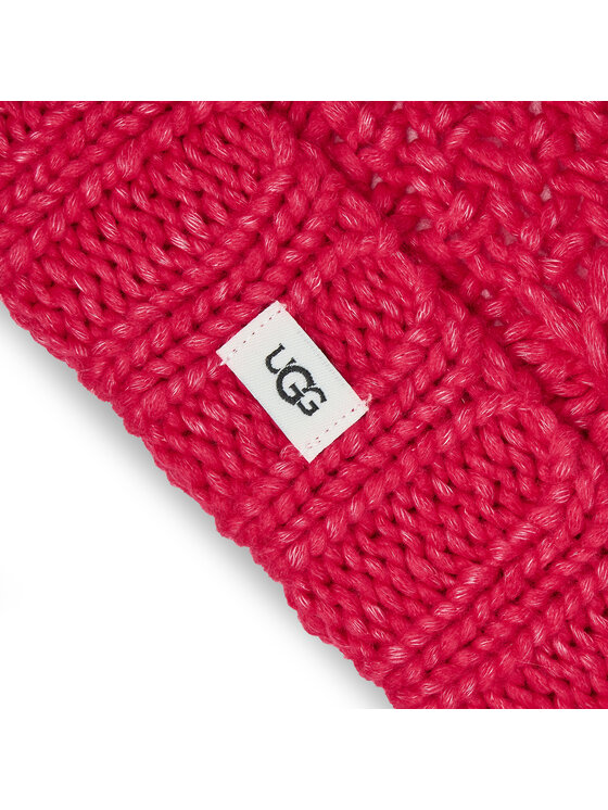 Ugg Ugg Komplet kapa in rokavice K Infant Knit Set 22726 Roza