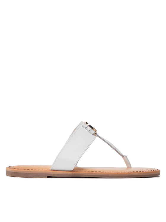 Infradito Hardware Flat Leather Mule FW0FW06235