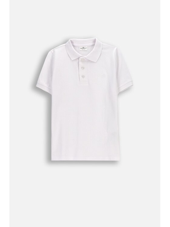 Coccodrillo Coccodrillo Polokošeľa WC6143601EJB-001 Biela Regular Fit