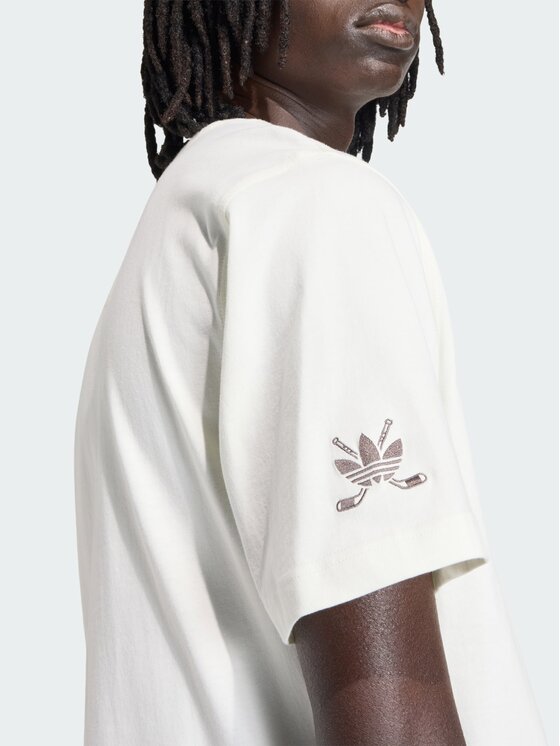 adidas adidas T-Shirt 163032 Biały Loose Fit
