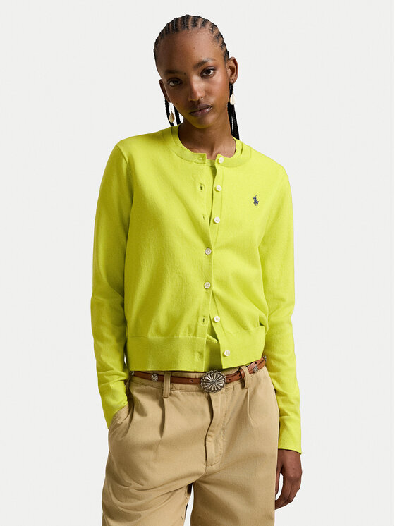 Polo Ralph Lauren Polo Ralph Lauren Kardigán 211971871502 Zöld Slim Fit