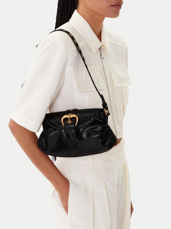 PINKO PINKO Сумка Jolene Shoulder Mini PE 25 PLTT 102802 A27K Чорний