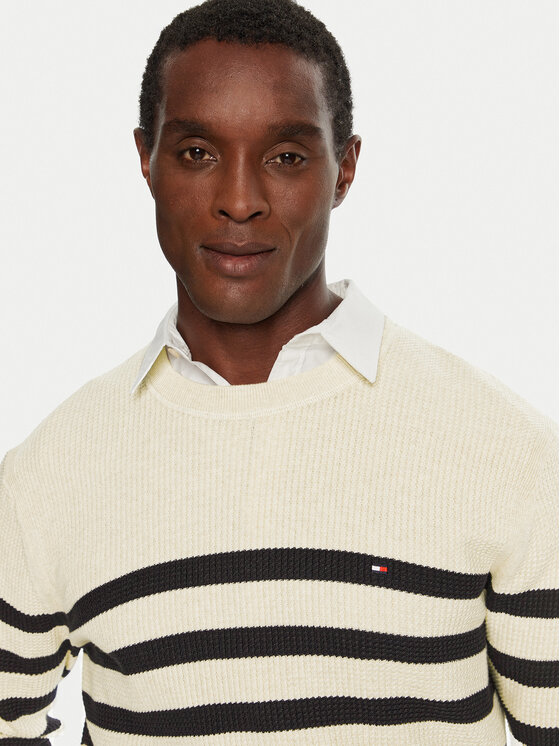 Tommy Hilfiger Tommy Hilfiger Kampsun MW0MW36525 Beež Regular Fit