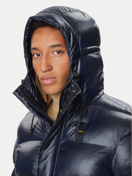 Blauer Blauer Vatovaná bunda Aldrich 26WBLUK02350 Tmavomodrá Regular Fit