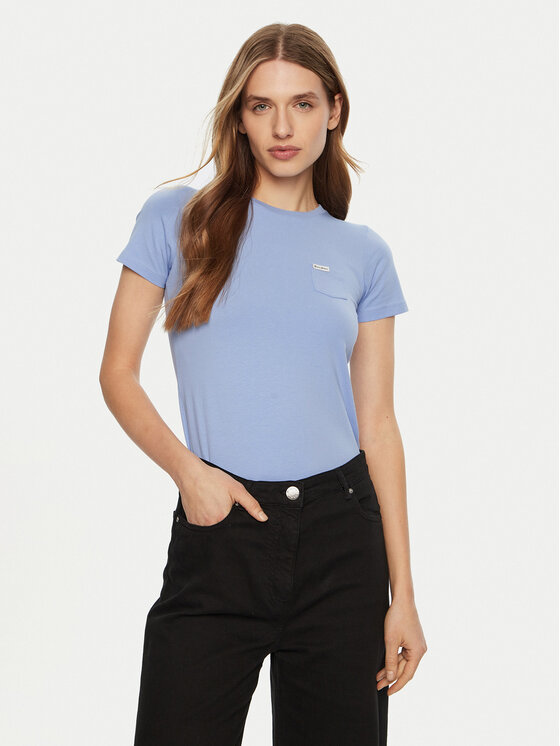 Guess Jeans Tricou W5RI52 J1314 Albastru Regular Fit