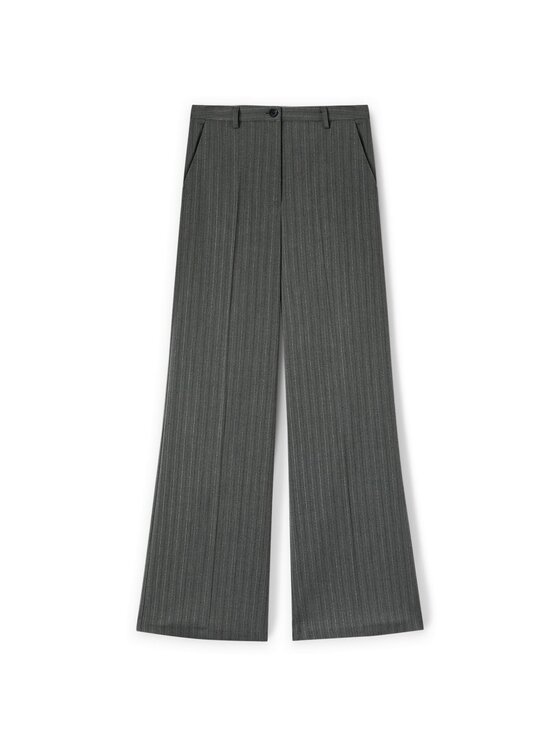 Motivi Motivi Spodnie materiałowe P098Q004179N0S3 Szary Over Fit