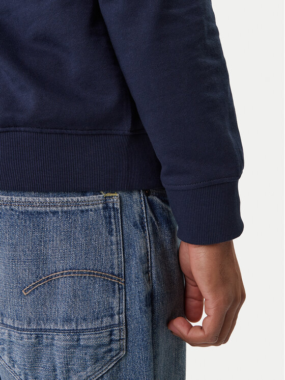 Jack & Jones Jack & Jones Džemperis ar kapuci College Logo 12288362 Tumši zils Regular Fit